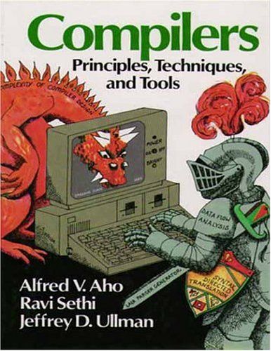 The vintage cover for "Compilers: Principles, Techniques, and Tools" which gave it the nickname "the Dragon Book."